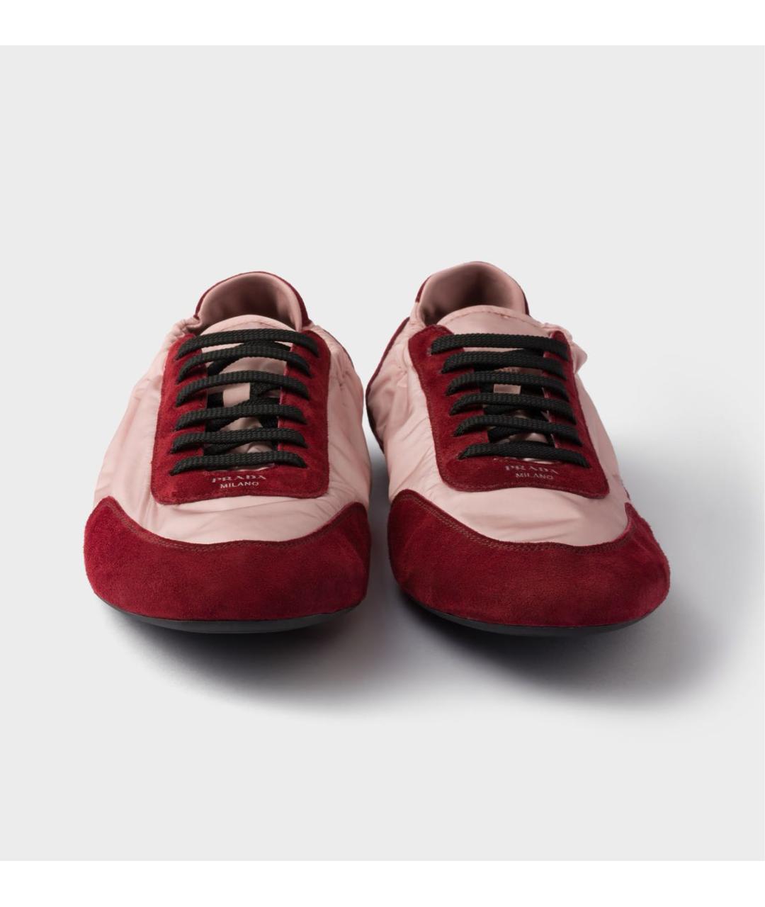 PRADA Красные кроссовки, фото 5