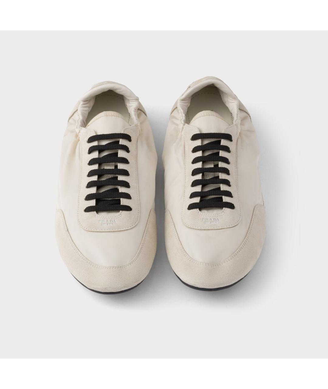 PRADA Бежевые кроссовки, фото 3