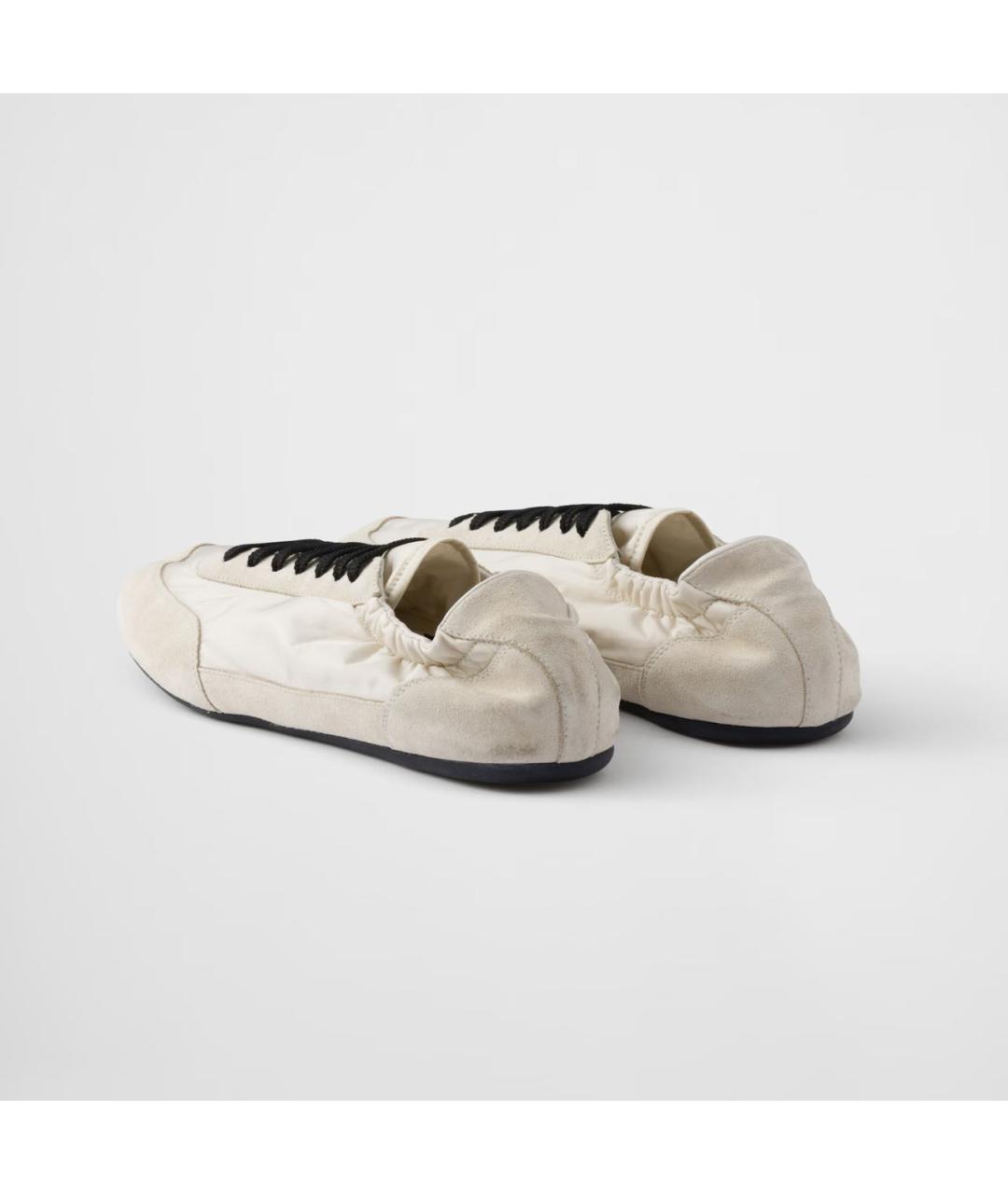 PRADA Бежевые кроссовки, фото 4