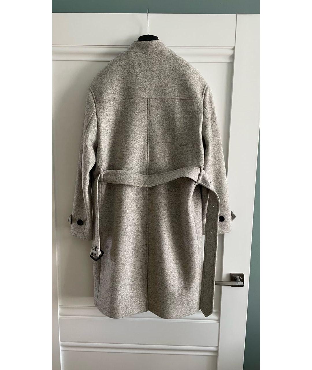 BURBERRY Серое кашемировое пальто, фото 2