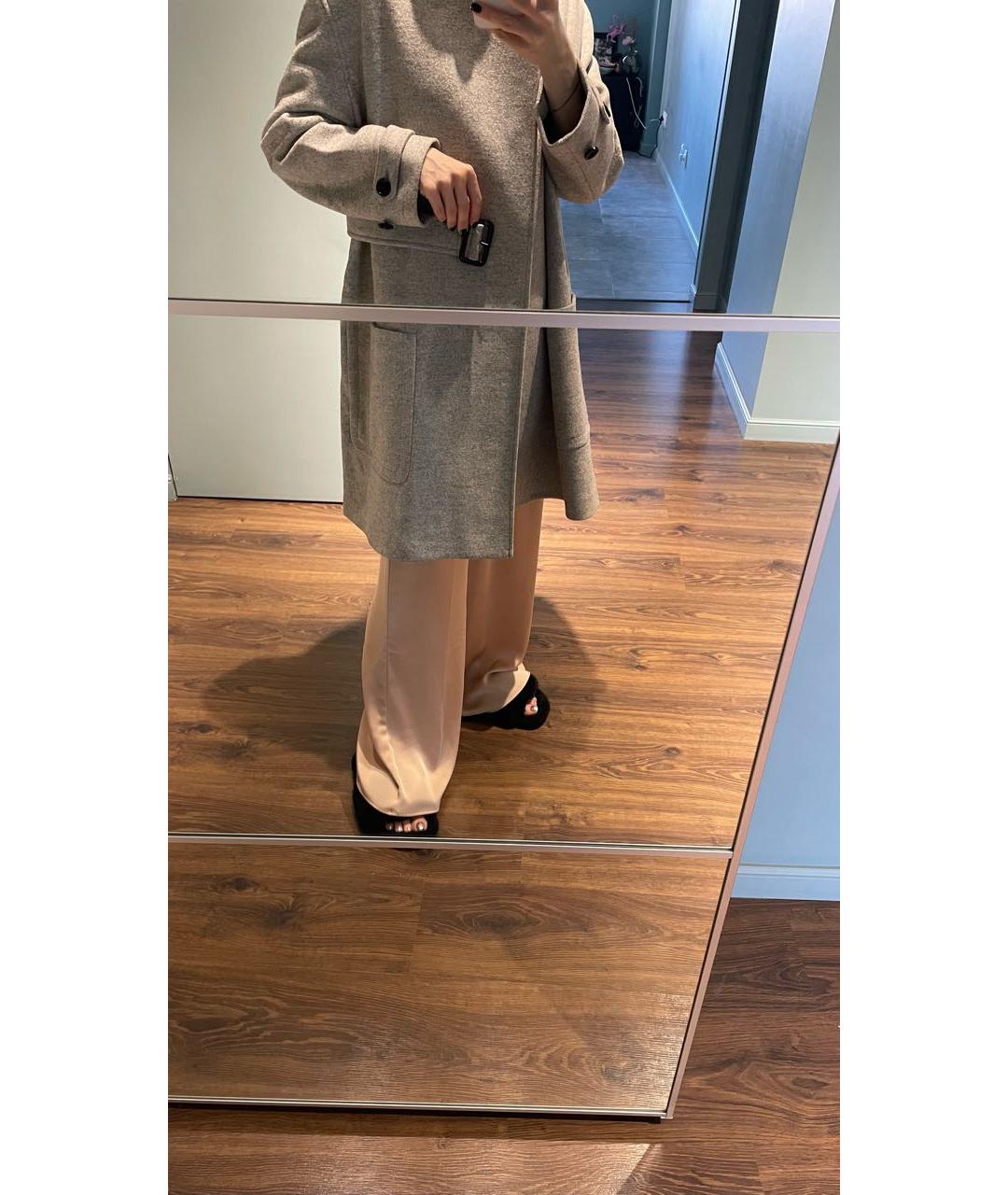 BURBERRY Серое кашемировое пальто, фото 7