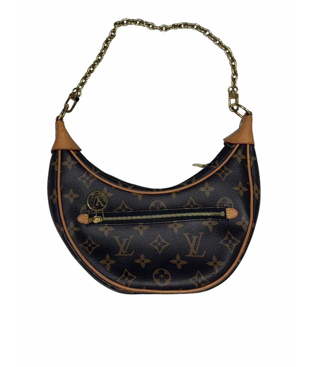 LOUIS VUITTON Коричневая сумка с короткими ручками, фото 1