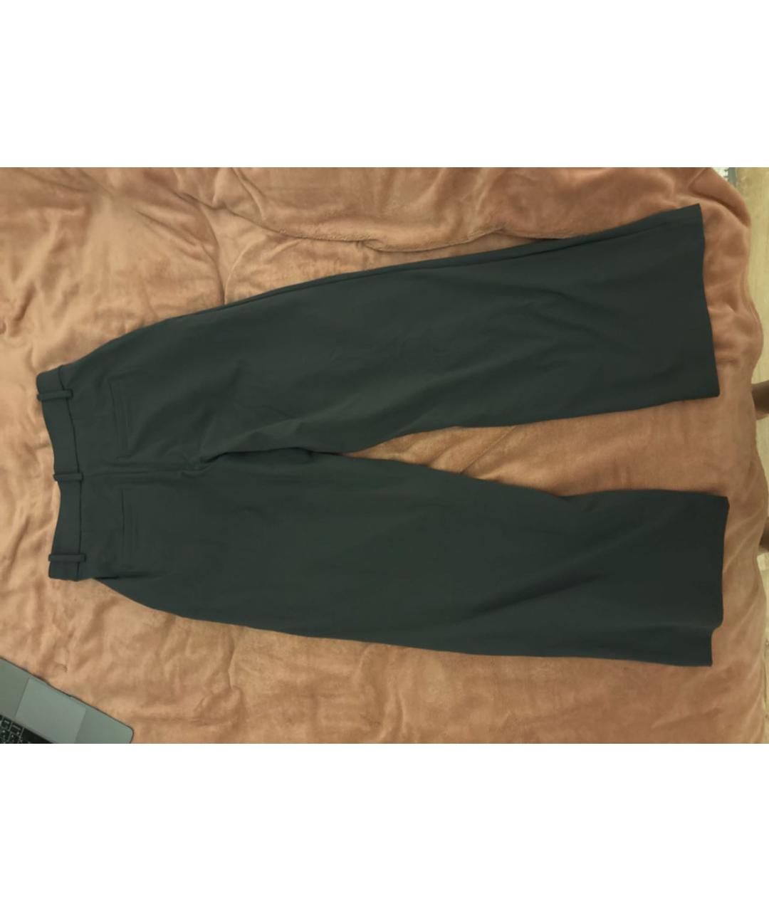 Lululemon Серые хлопко-эластановые брюки широкие, фото 5