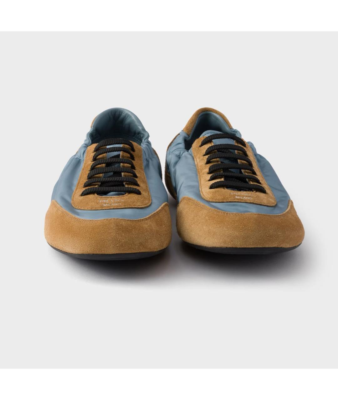 PRADA Коричневые кроссовки, фото 5