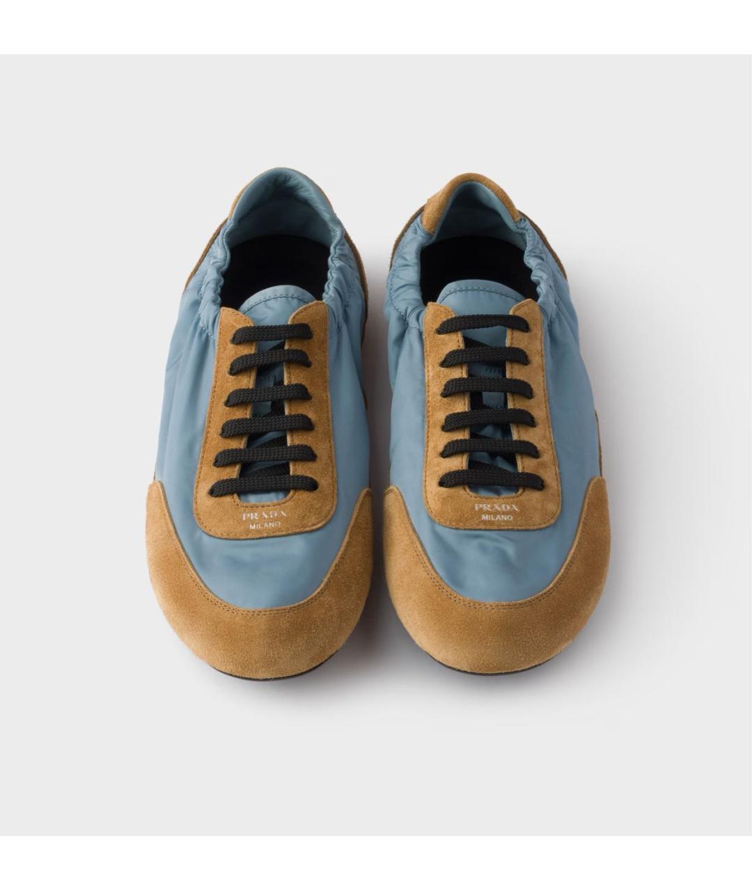 PRADA Коричневые кроссовки, фото 3