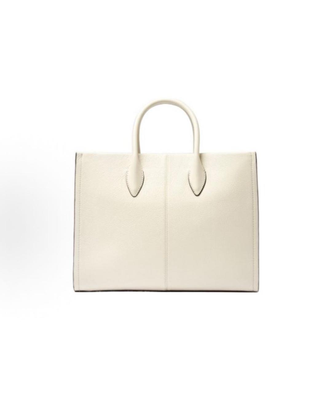 MICHAEL KORS Бежевая кожаная сумка тоут, фото 3