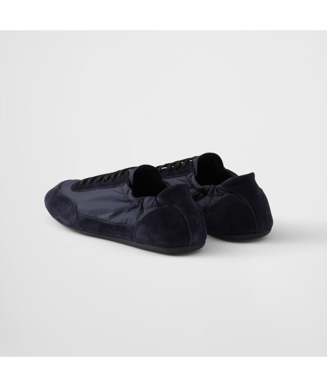 PRADA Темно-синие кроссовки, фото 4