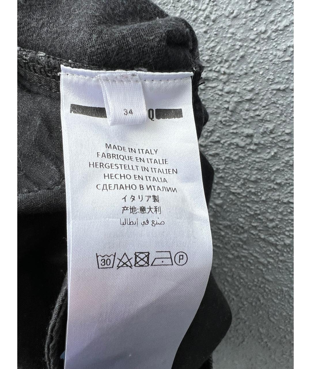 ALEXANDER MCQUEEN Серые хлопковые прямые джинсы, фото 6