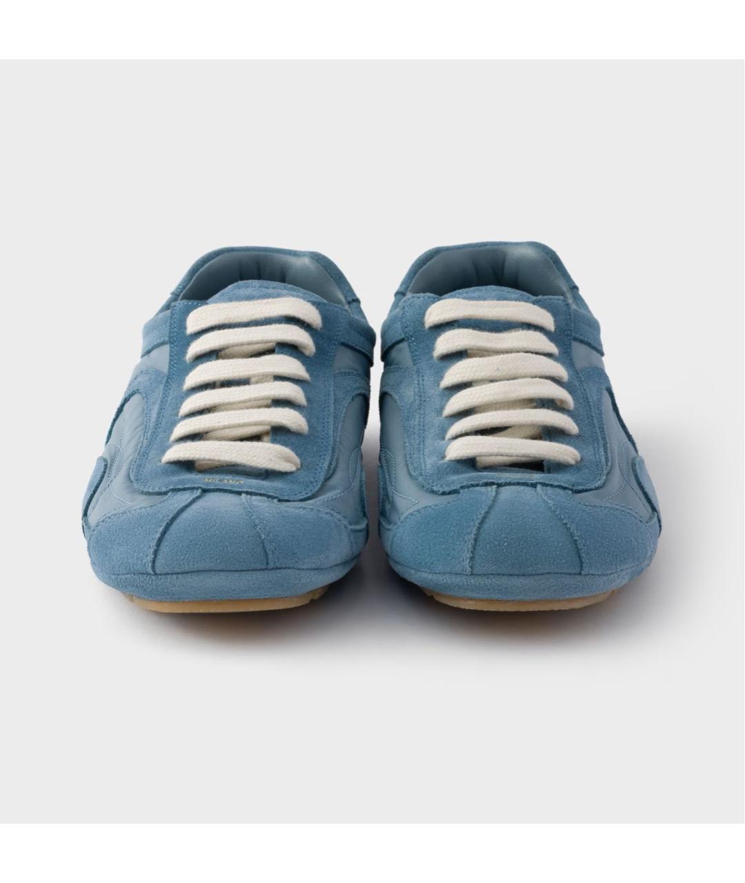 PRADA Голубые кроссовки, фото 6