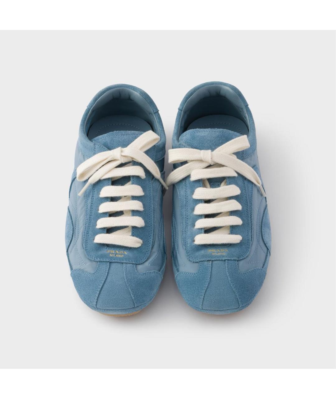 PRADA Голубые кроссовки, фото 4