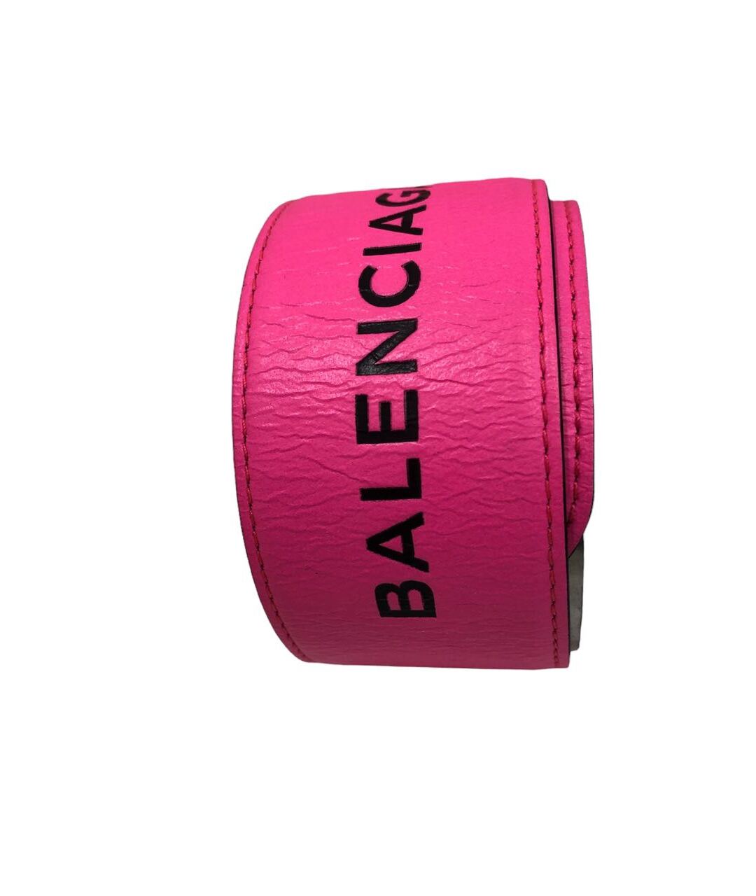 BALENCIAGA Розовый кожаный браслет, фото 1