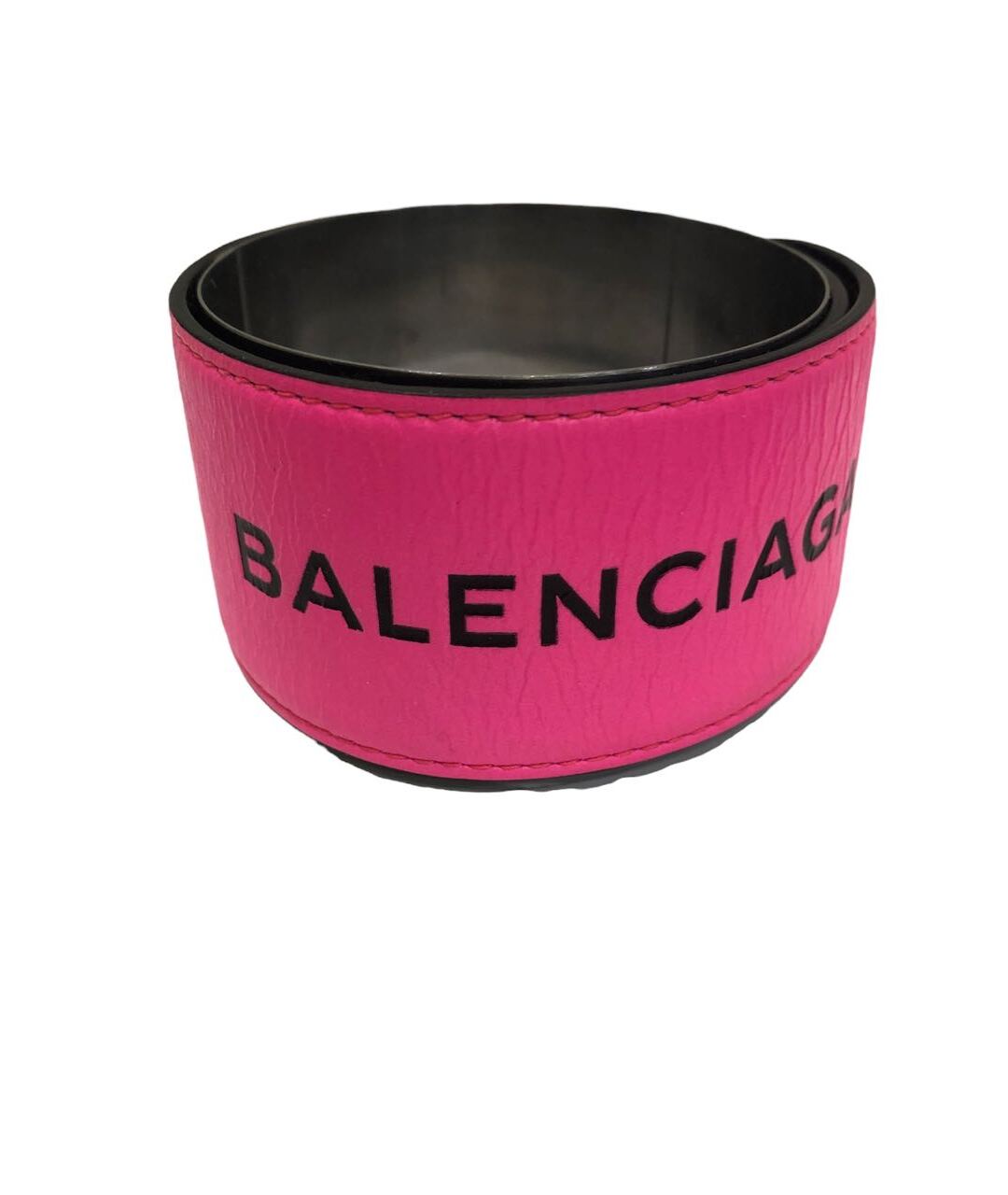 BALENCIAGA Розовый кожаный браслет, фото 2