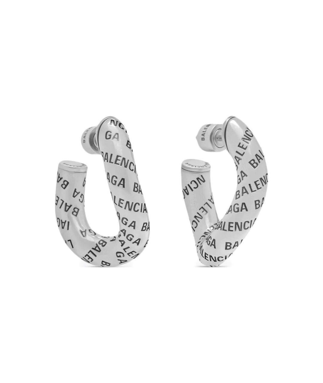 BALENCIAGA Серебряные серьги, фото 1