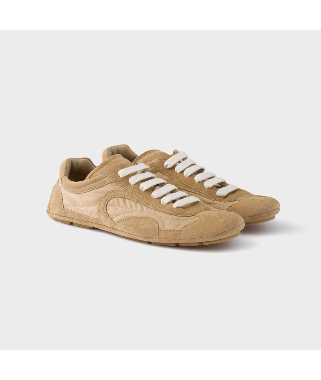 PRADA Коричневые кроссовки, фото 2