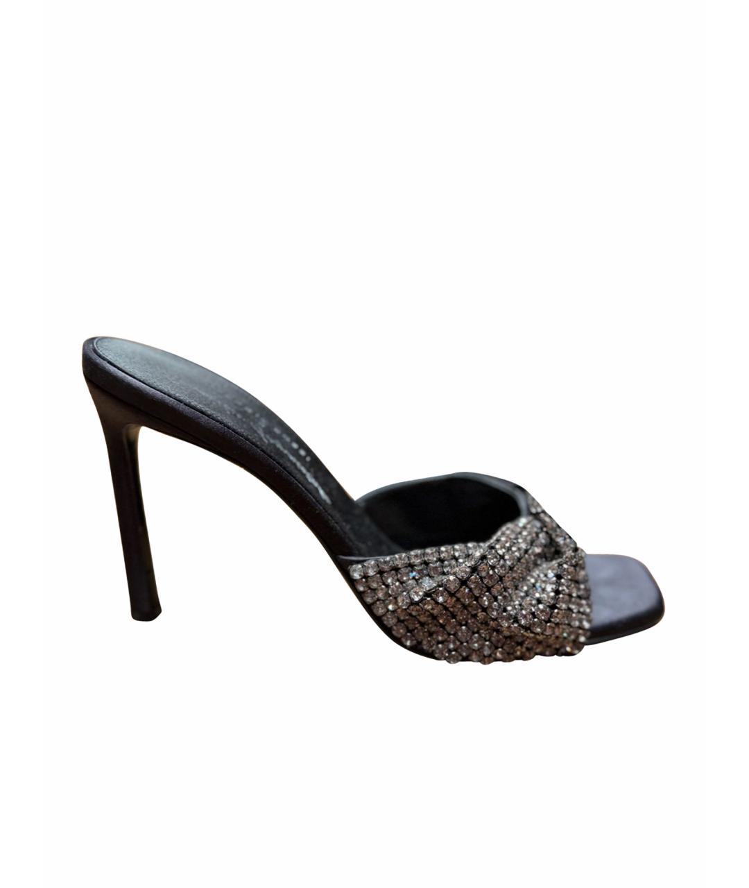 SERGIO ROSSI Черные босоножки, фото 1