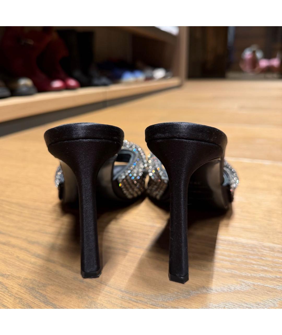 SERGIO ROSSI Черные босоножки, фото 3