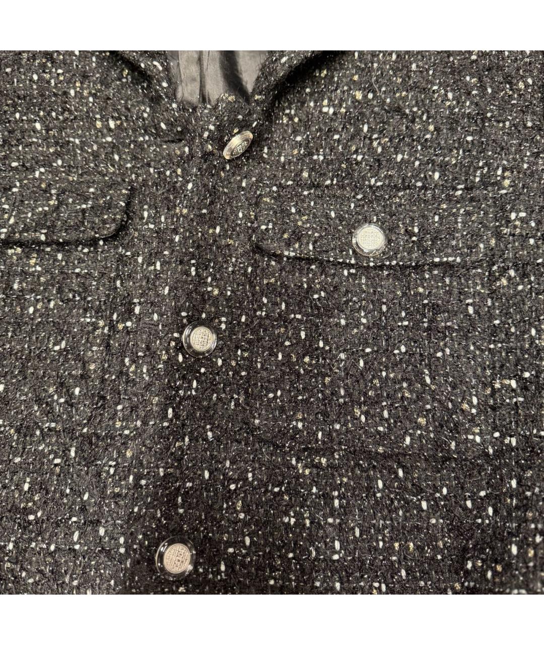 12 STOREEZ Черный твидовый костюм с юбками, фото 7