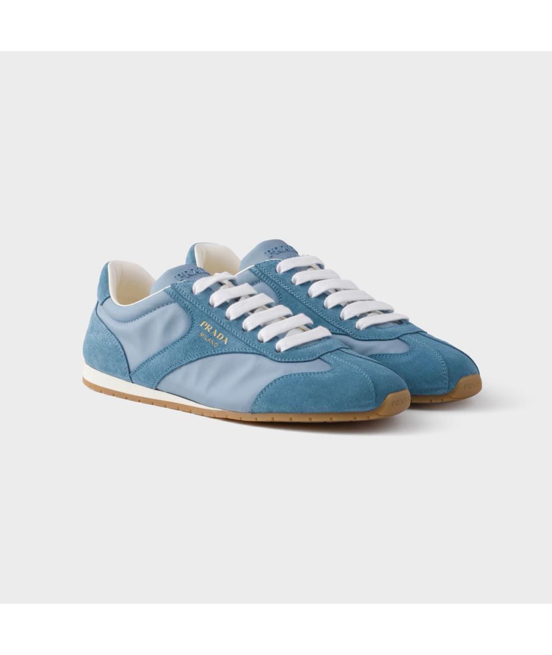PRADA Голубые кроссовки, фото 2