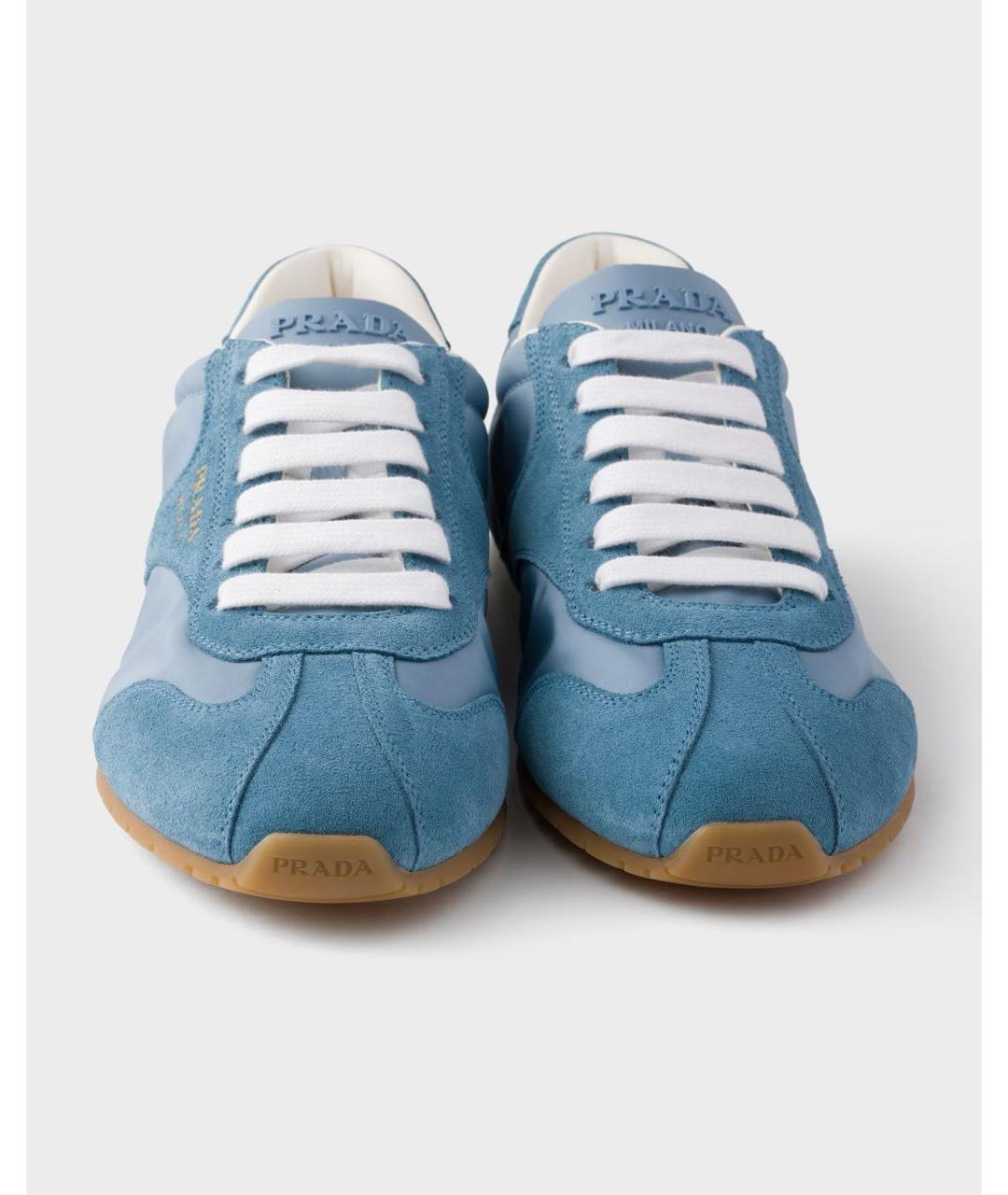 PRADA Голубые кроссовки, фото 6