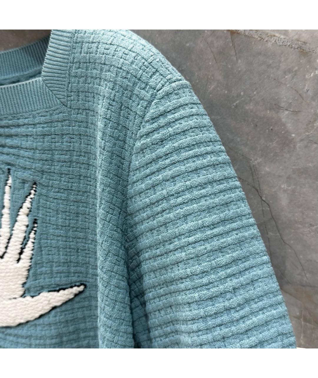 FENDI Голубой вискозный джемпер / свитер, фото 2