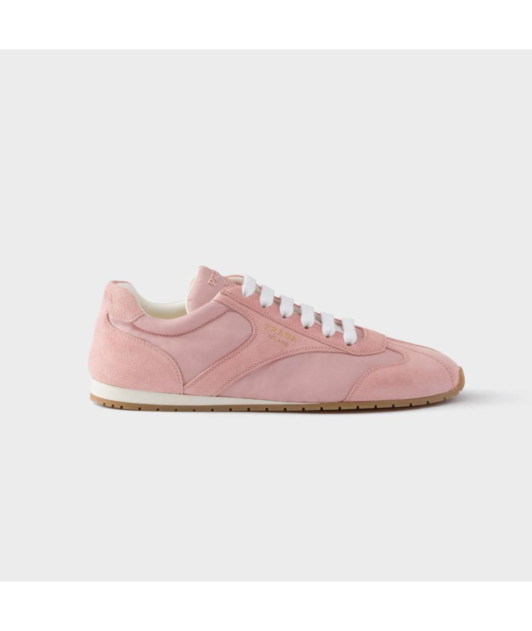 PRADA Розовые кроссовки, фото 6