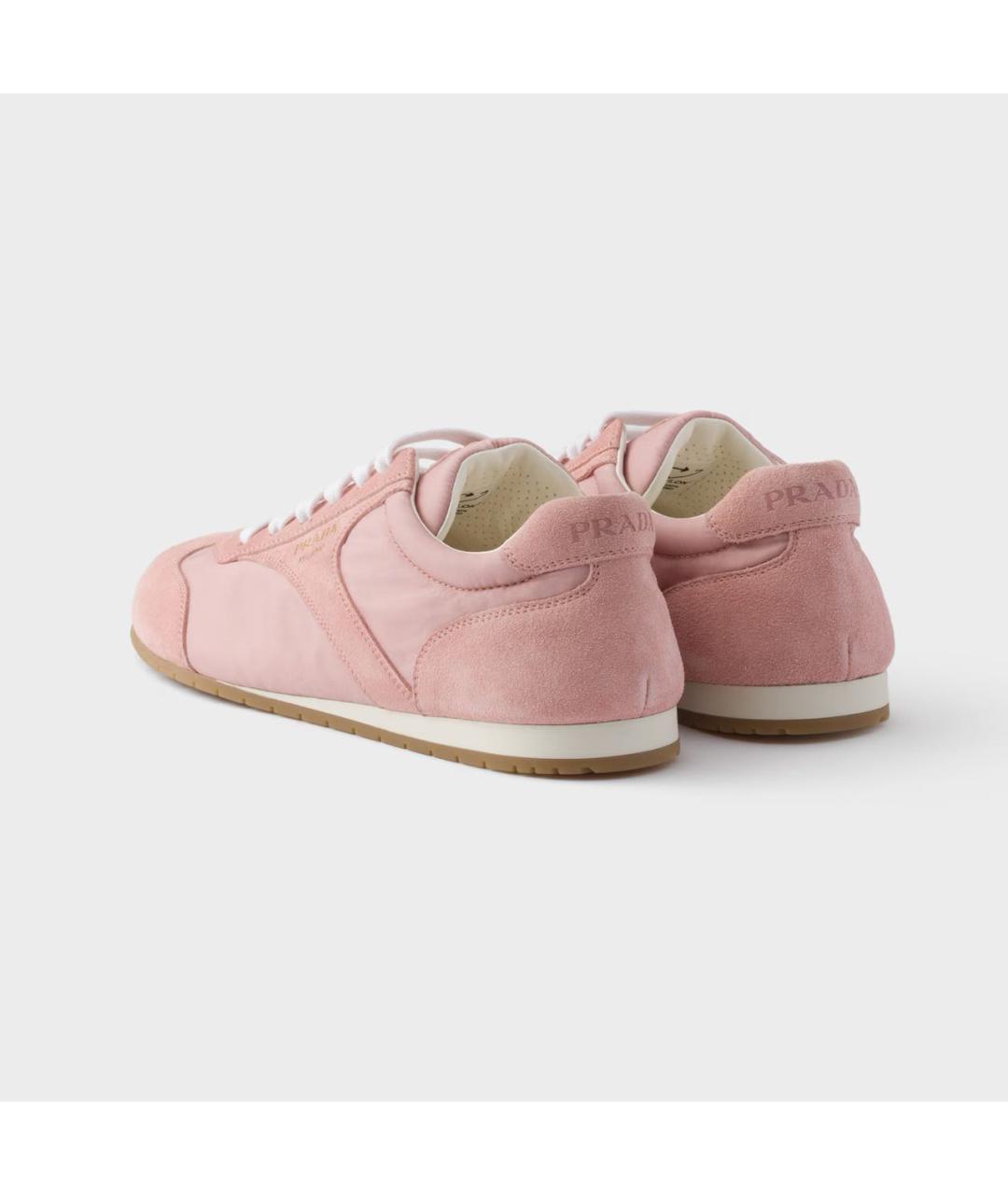 PRADA Розовые кроссовки, фото 4
