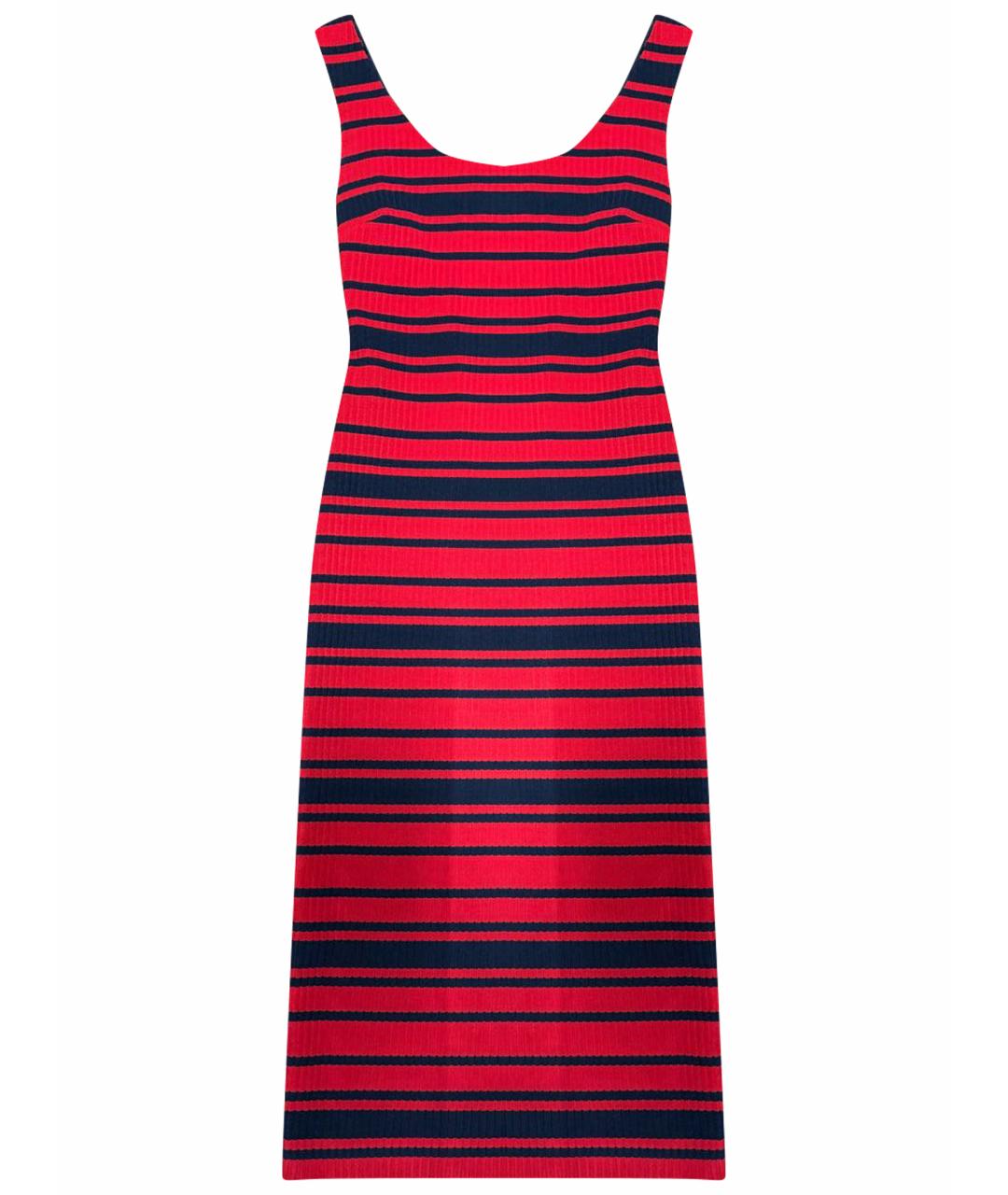 PRADA Красное полиэстеровое повседневное платье, фото 1