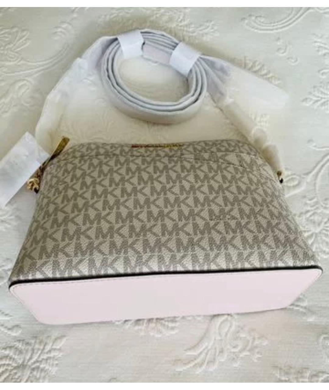 MICHAEL MICHAEL KORS Бежевая сумка через плечо, фото 2