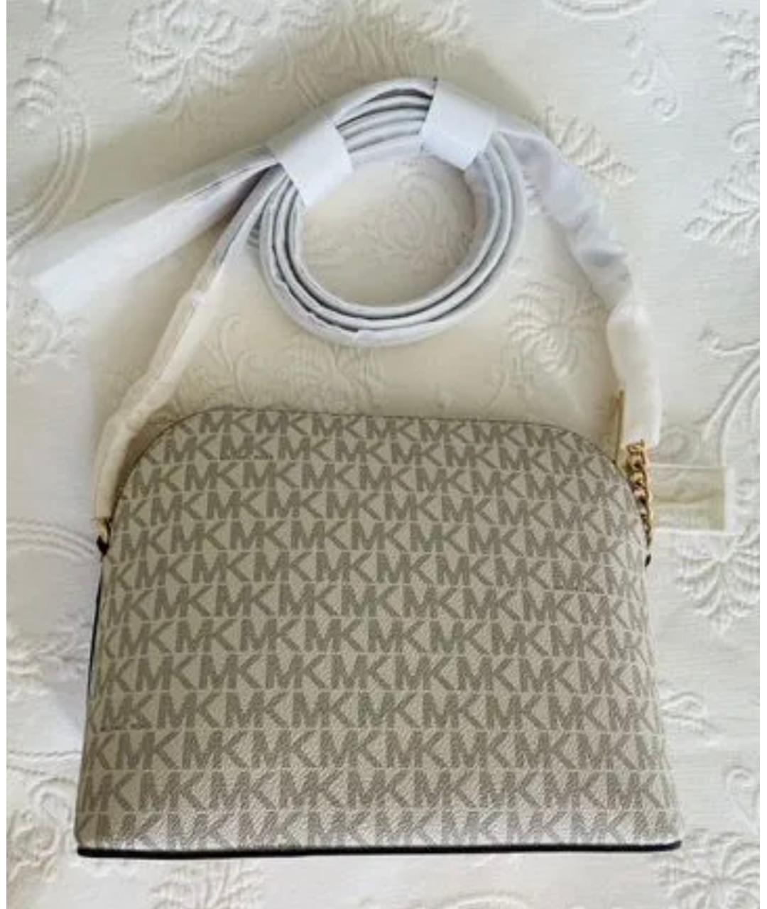 MICHAEL MICHAEL KORS Бежевая сумка через плечо, фото 3