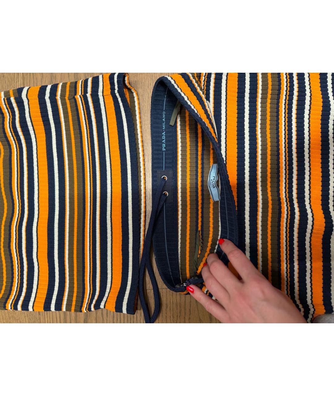 PRADA Мульти полиэстеровый костюм с юбками, фото 7