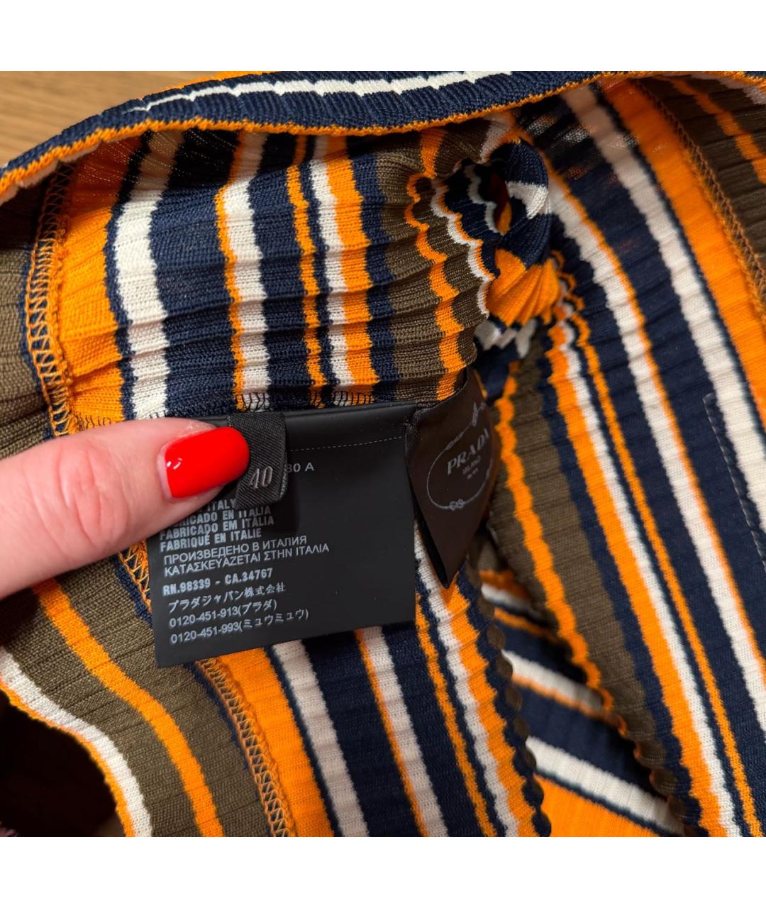 PRADA Мульти полиэстеровый костюм с юбками, фото 5