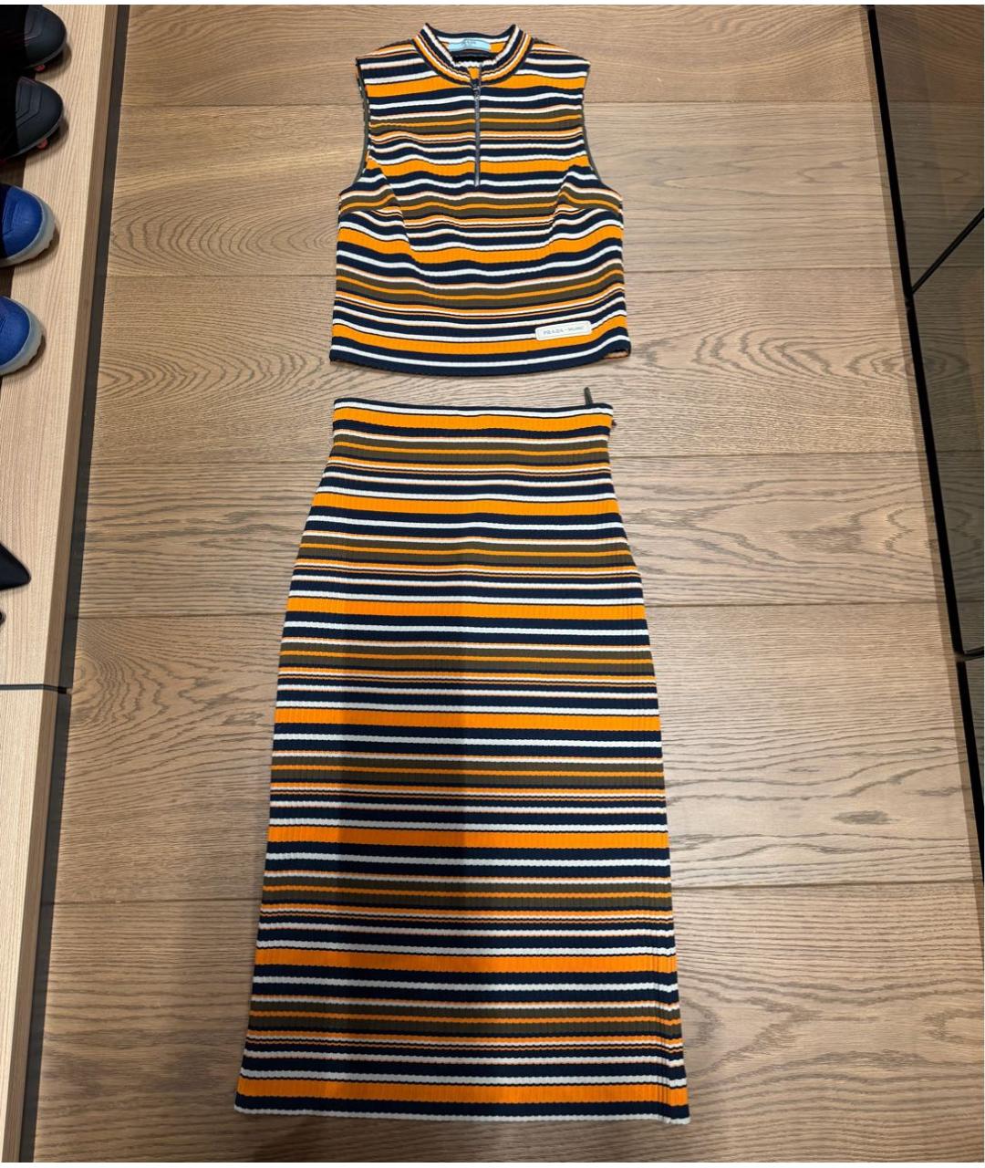 PRADA Мульти полиэстеровый костюм с юбками, фото 8