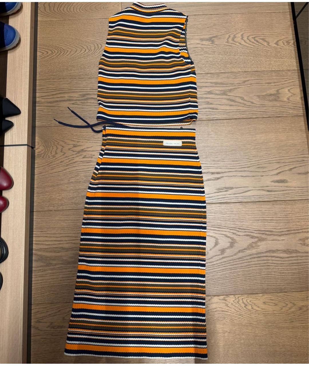 PRADA Мульти полиэстеровый костюм с юбками, фото 6