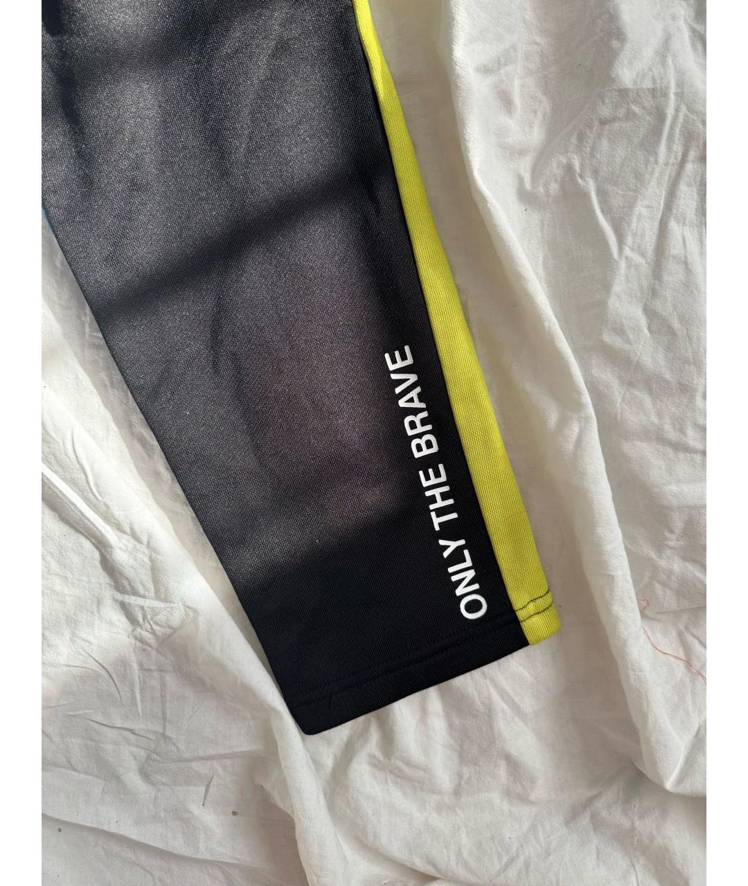 DIESEL Черные полиэстеровые спортивные брюки и шорты, фото 7