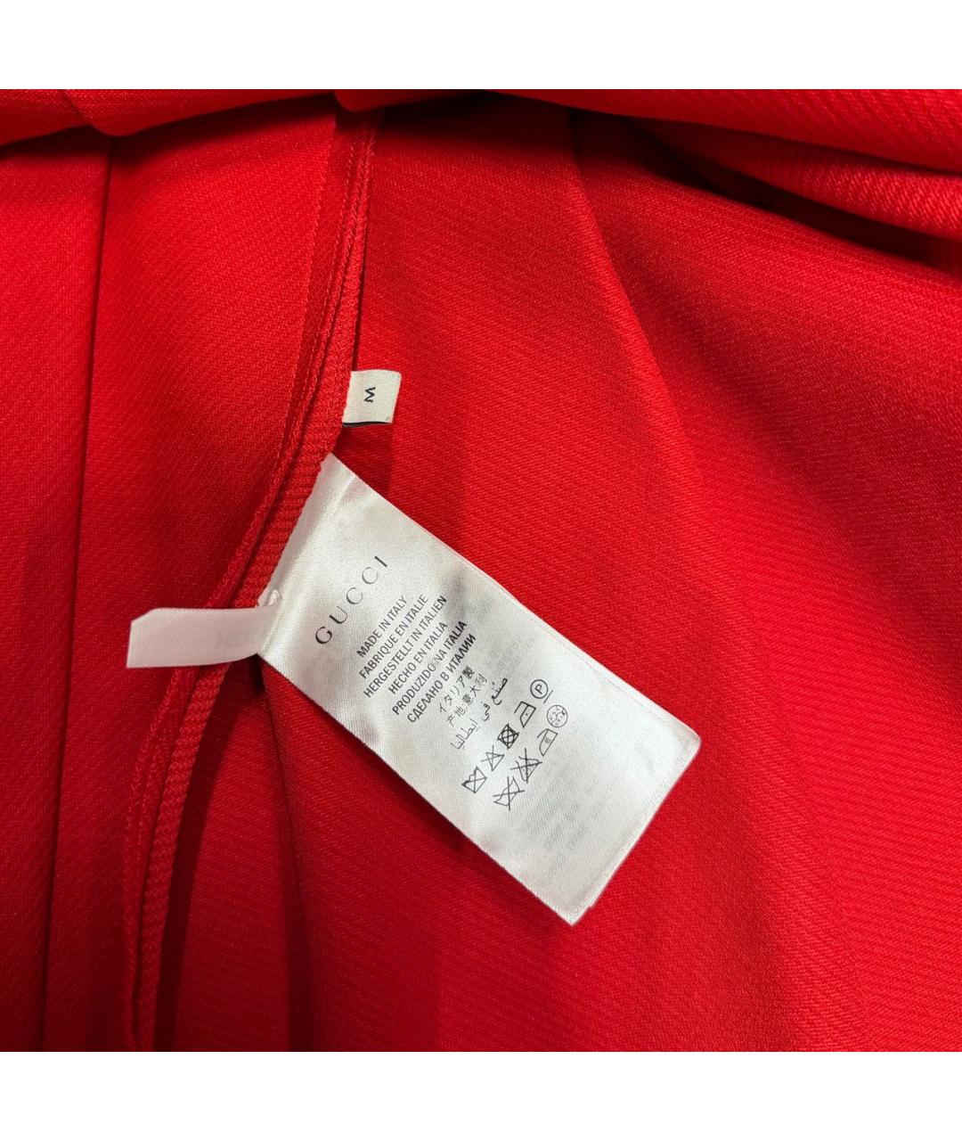 GUCCI Красное полиамидовое коктейльное платье, фото 2