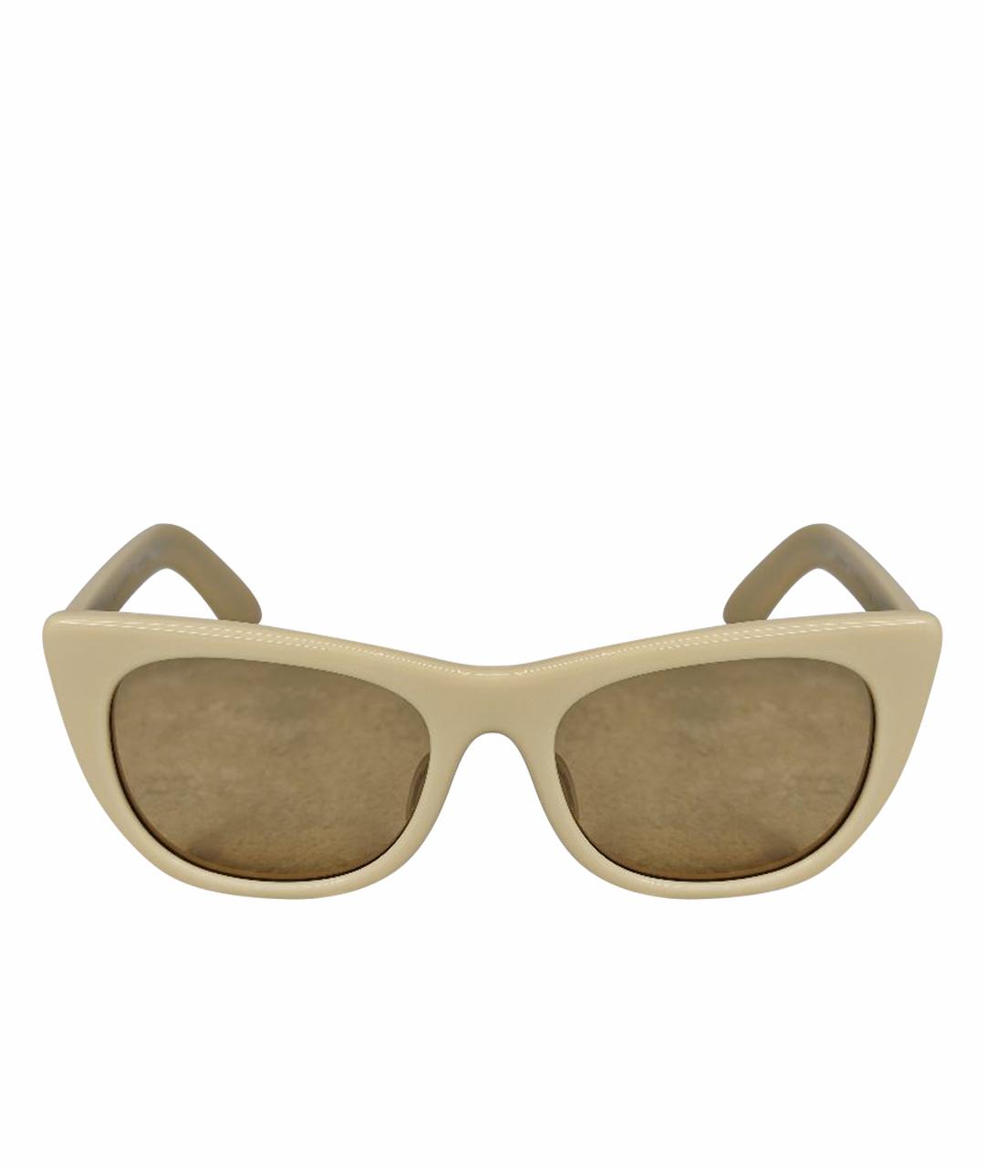 CHANEL Бежевые солнцезащитные очки, фото 1