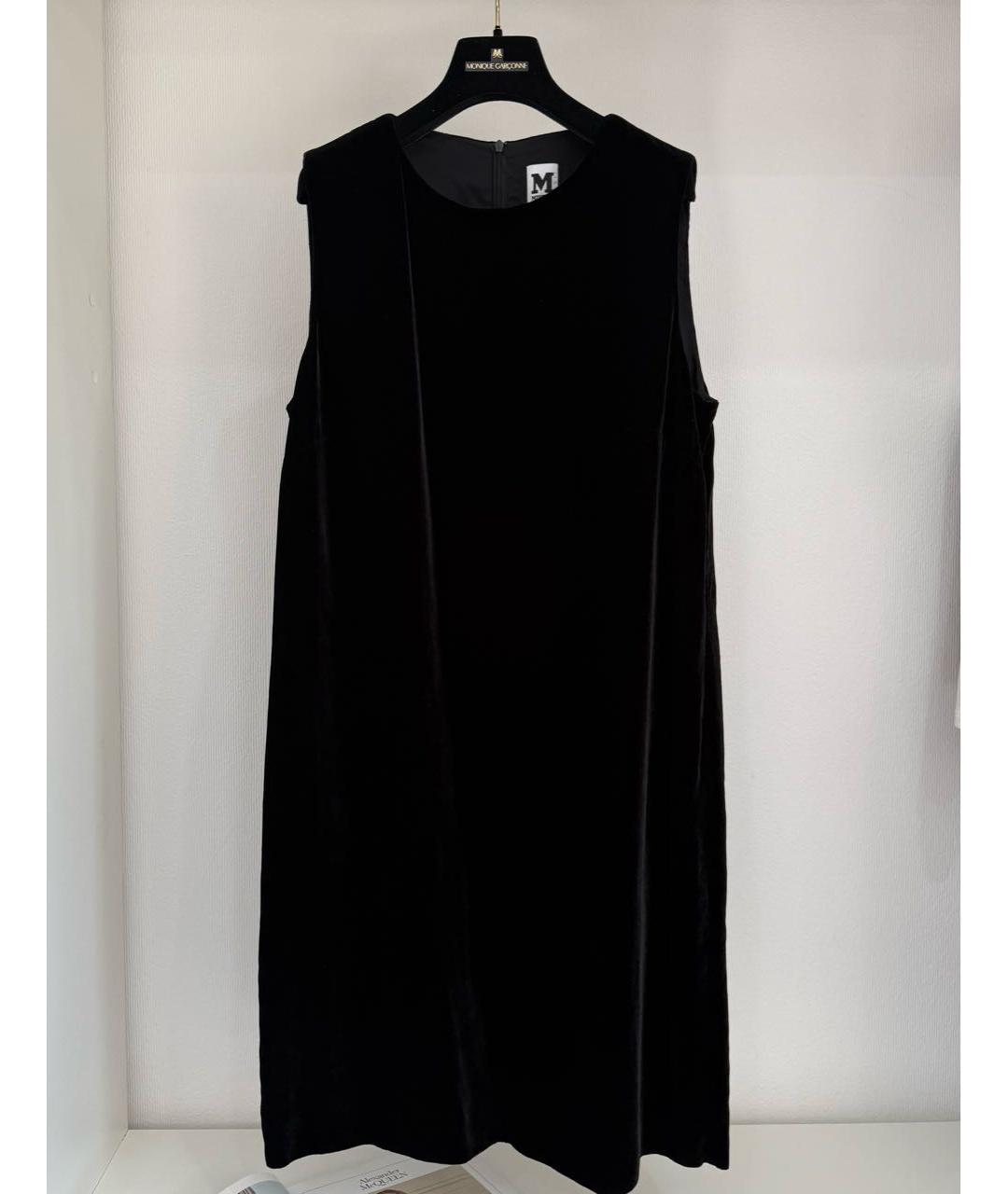 M MISSONI Черное хлопковое коктейльное платье, фото 9