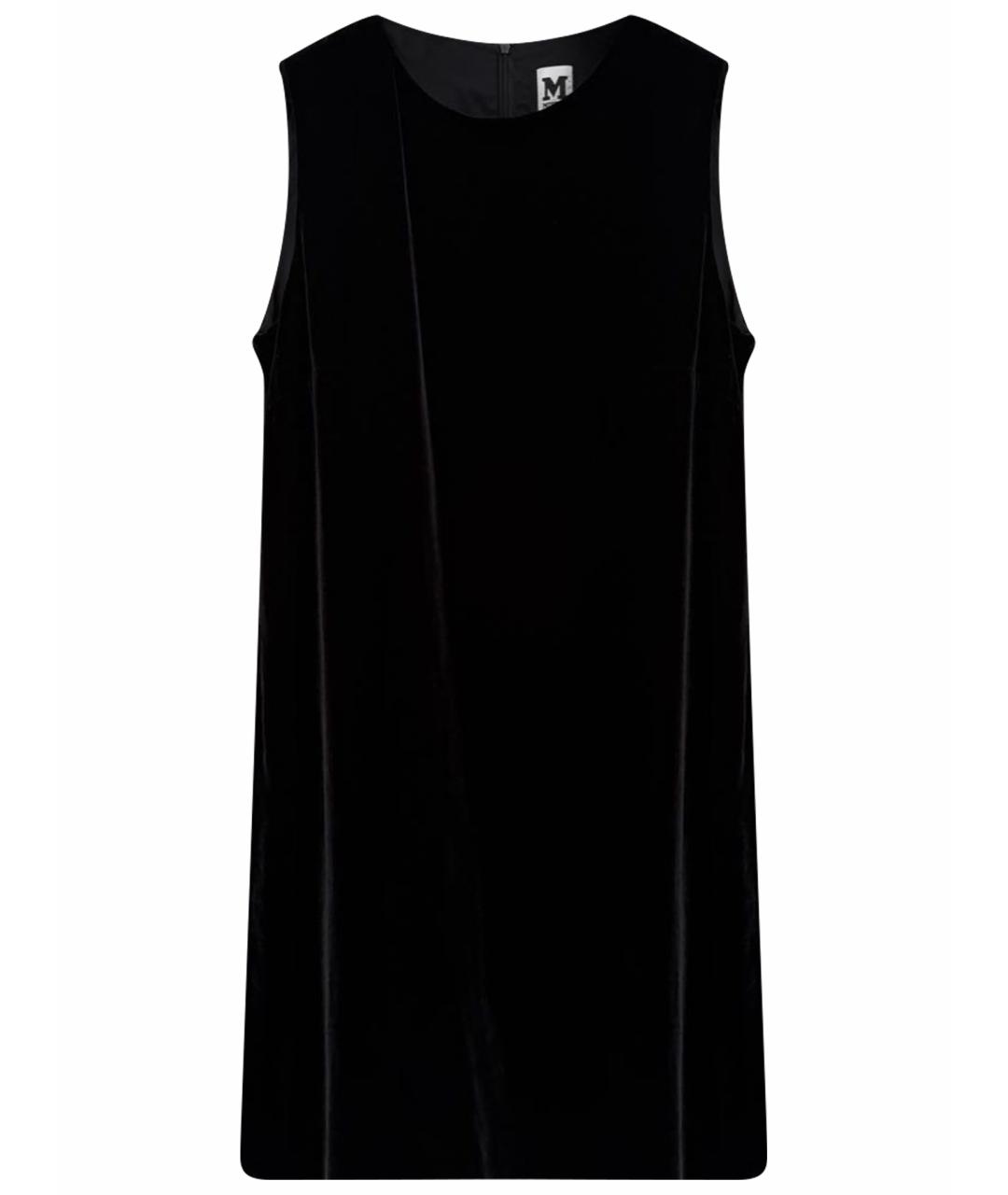 M MISSONI Черное хлопковое коктейльное платье, фото 1