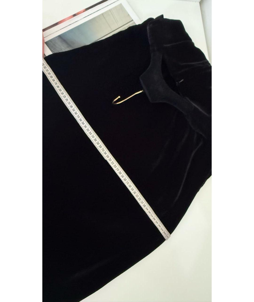 M MISSONI Черное хлопковое коктейльное платье, фото 6