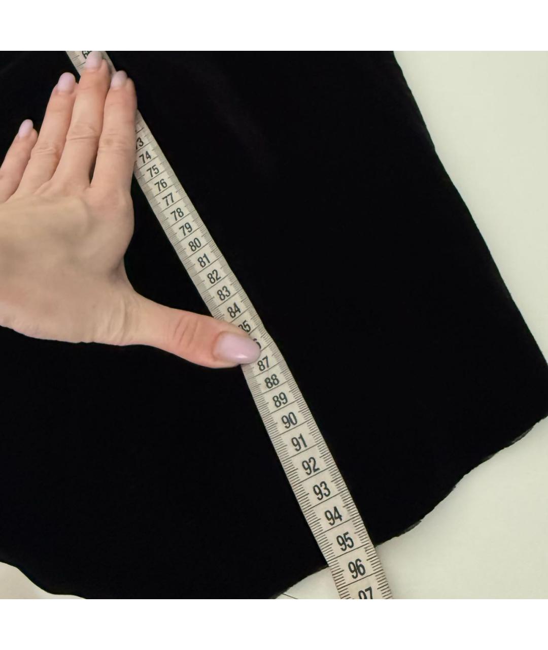 M MISSONI Черное хлопковое коктейльное платье, фото 7