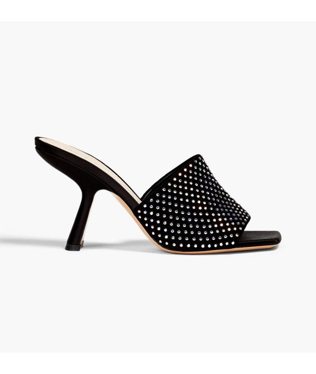 NICHOLAS KIRKWOOD Черные текстильные сабо, фото 7