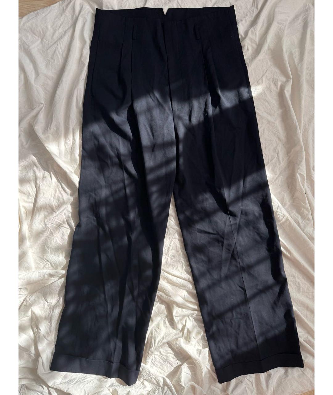 DSQUARED2 Темно-синие хлопковые повседневные брюки, фото 5