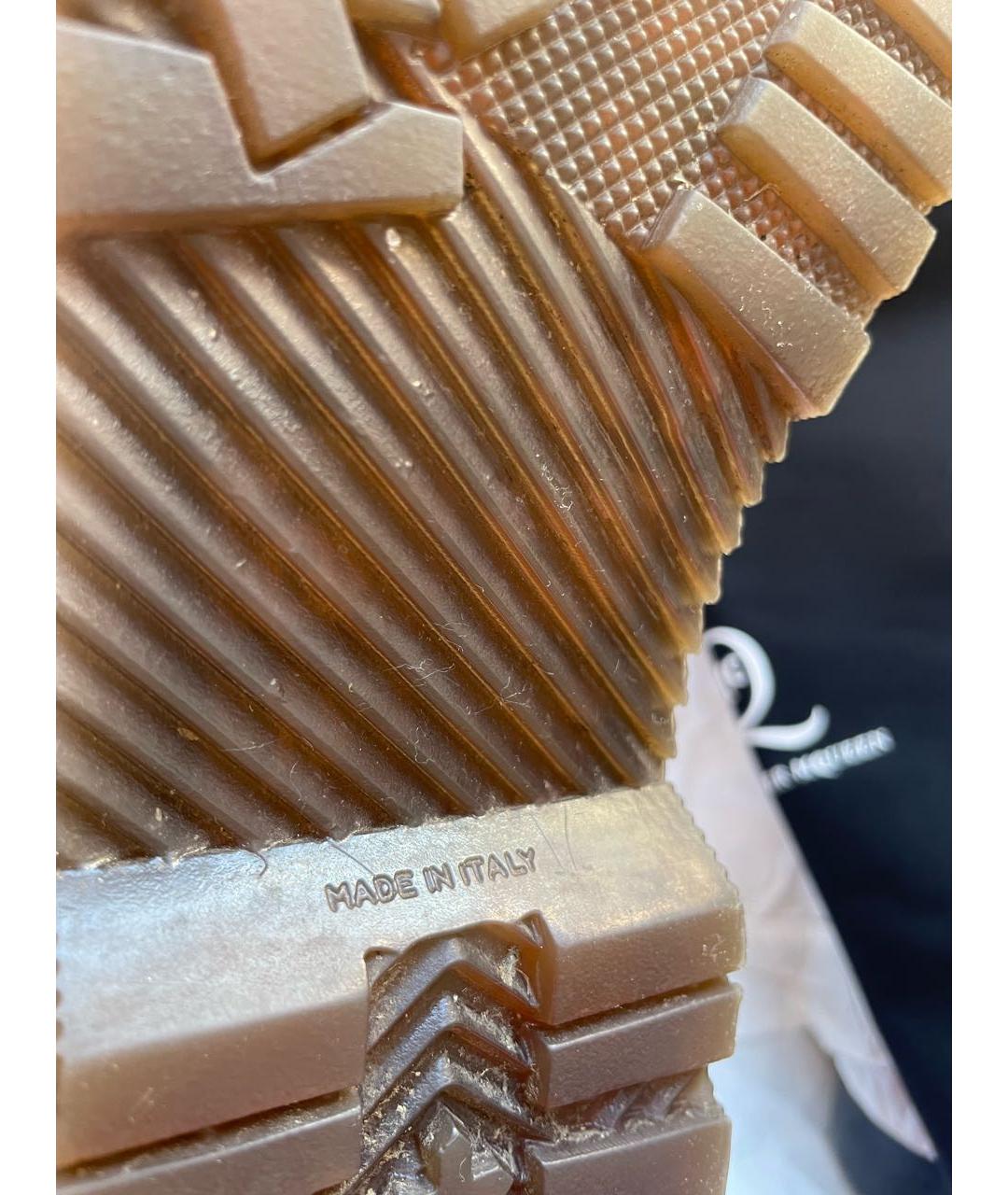 ALEXANDER MCQUEEN Черные кожаные ботинки, фото 7