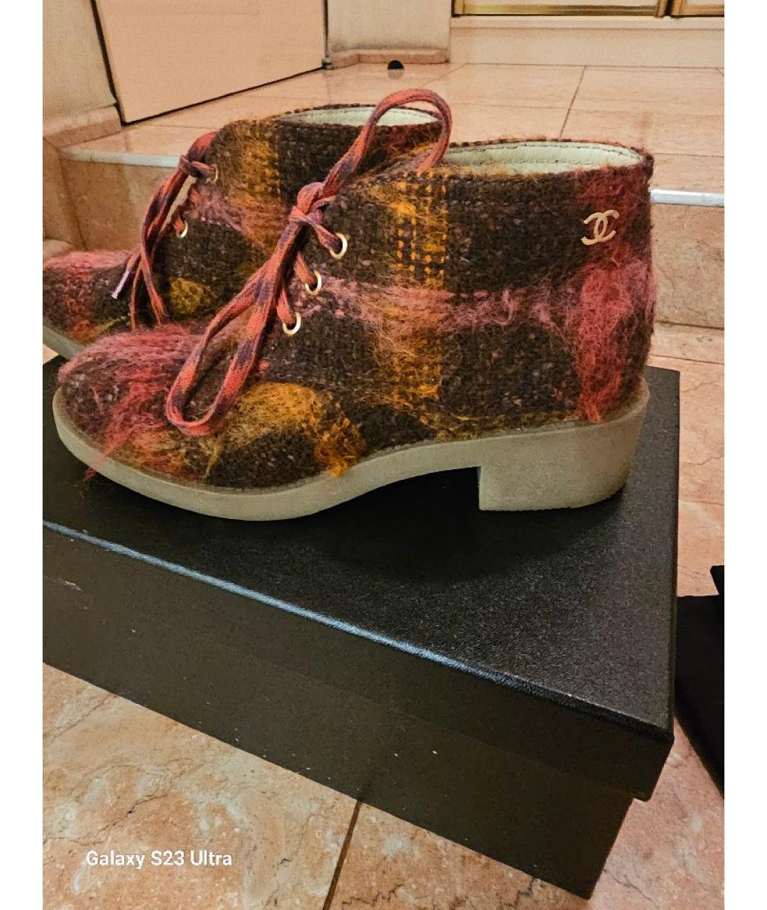 CHANEL Мульти ботинки, фото 6