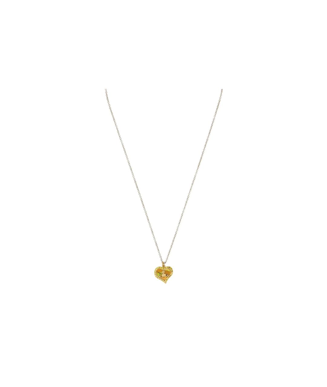 VIVIENNE WESTWOOD Золотая металлическая подвеска, фото 6