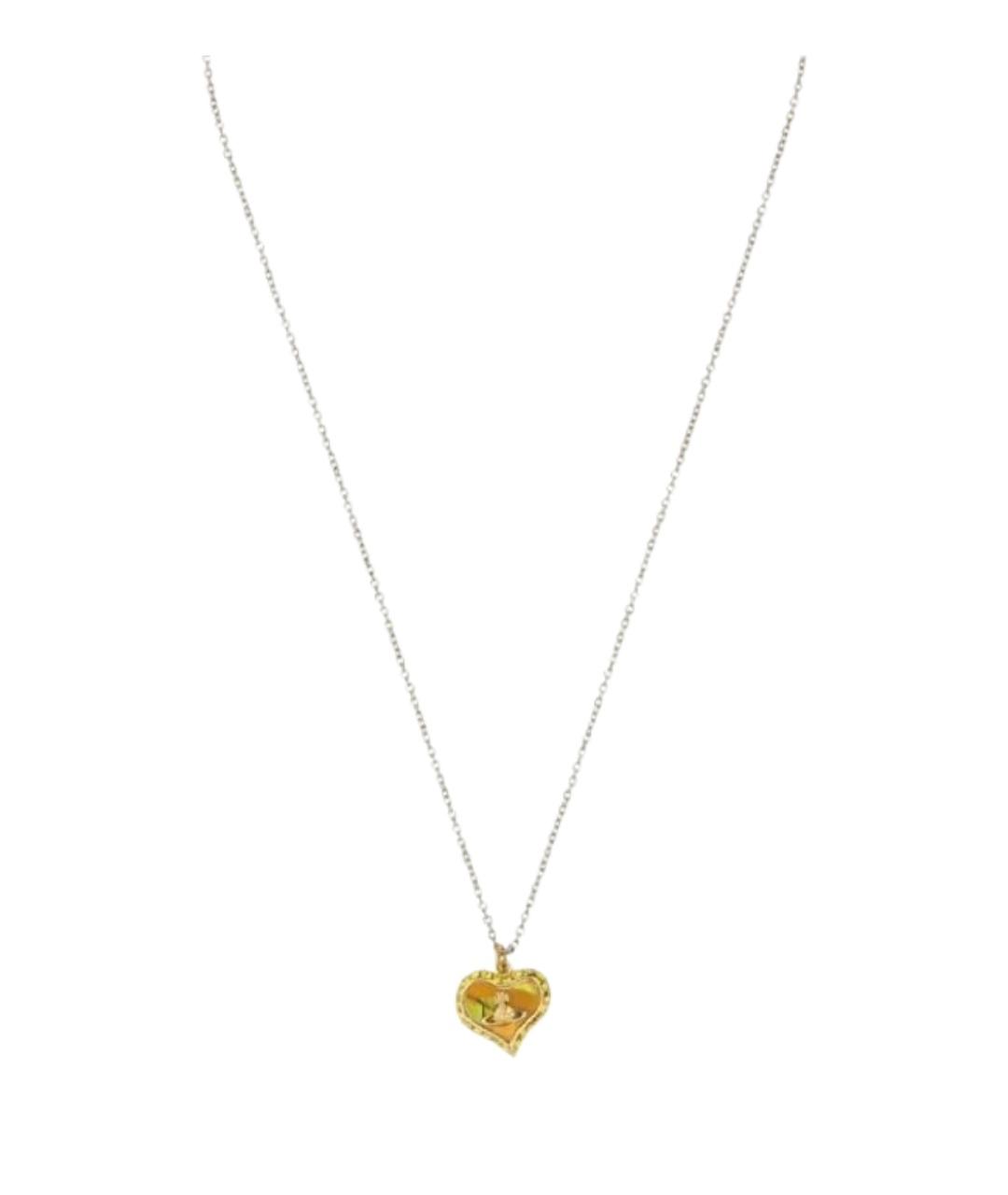 VIVIENNE WESTWOOD Золотая металлическая подвеска, фото 1