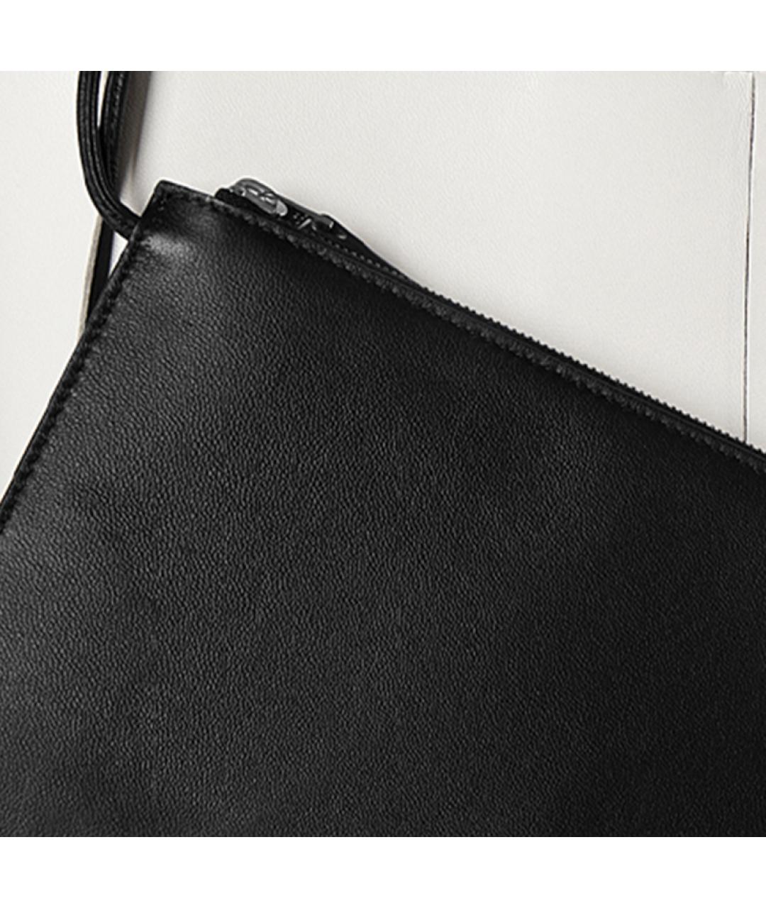 BOTTEGA VENETA Белая кожаная сумка через плечо, фото 4