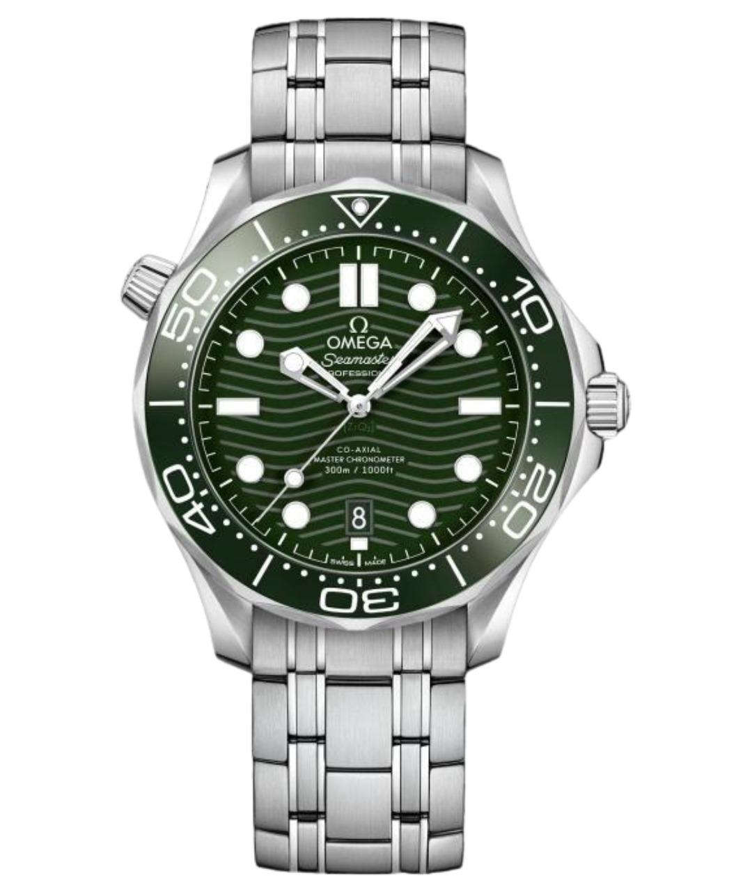 OMEGA Серебряные металлические часы, фото 1