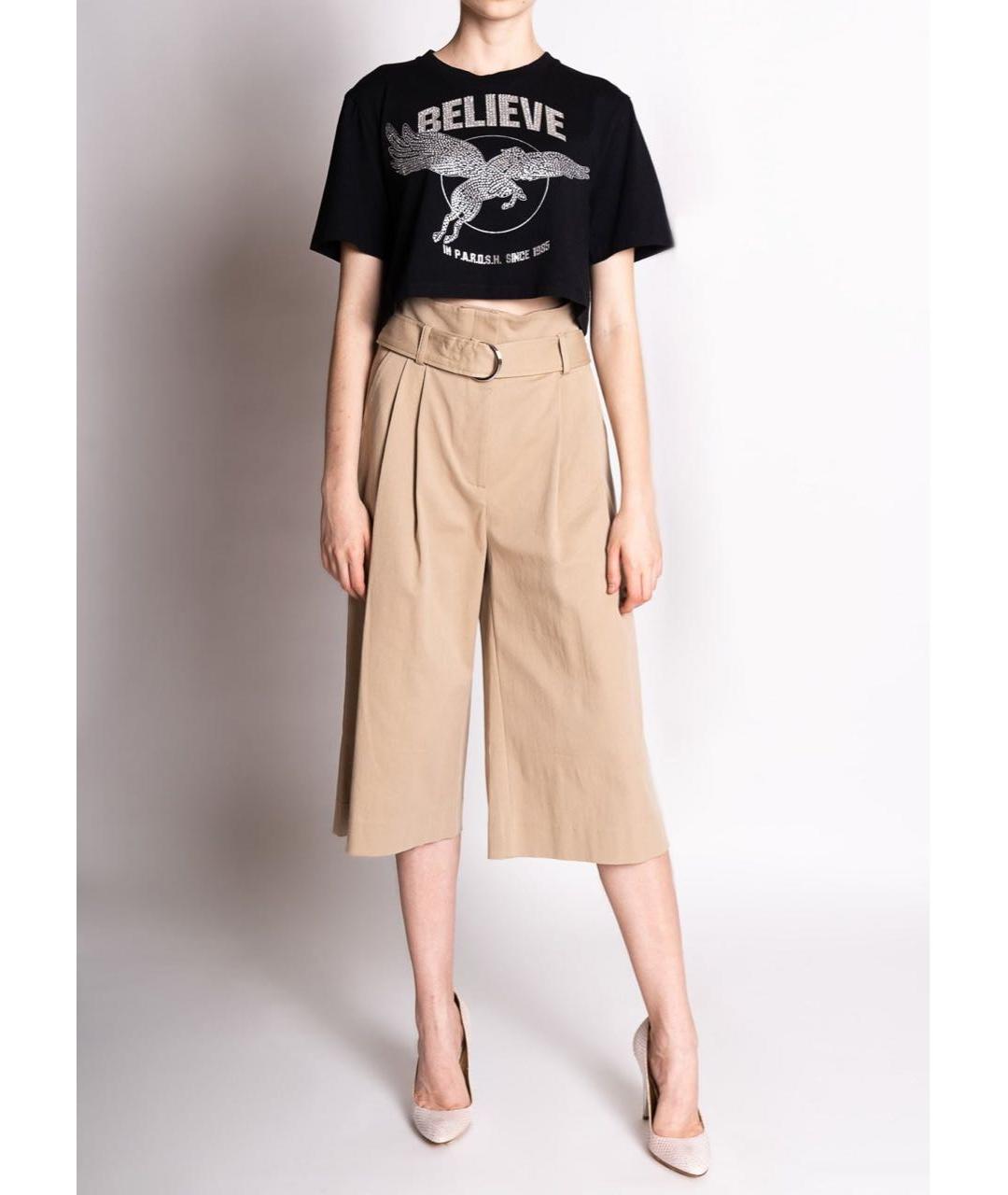 P.A.R.O.S.H. Черная хлопковая футболка, фото 2