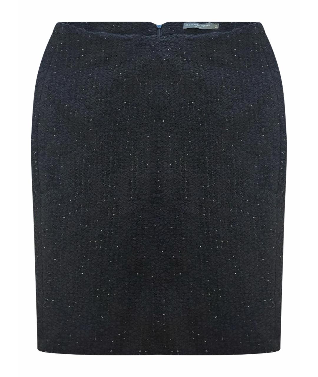 ALEXANDER MCQUEEN Черная юбка миди, фото 1